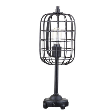 Odette 20" Industrial Metal Table Lamp - JONATHAN Y